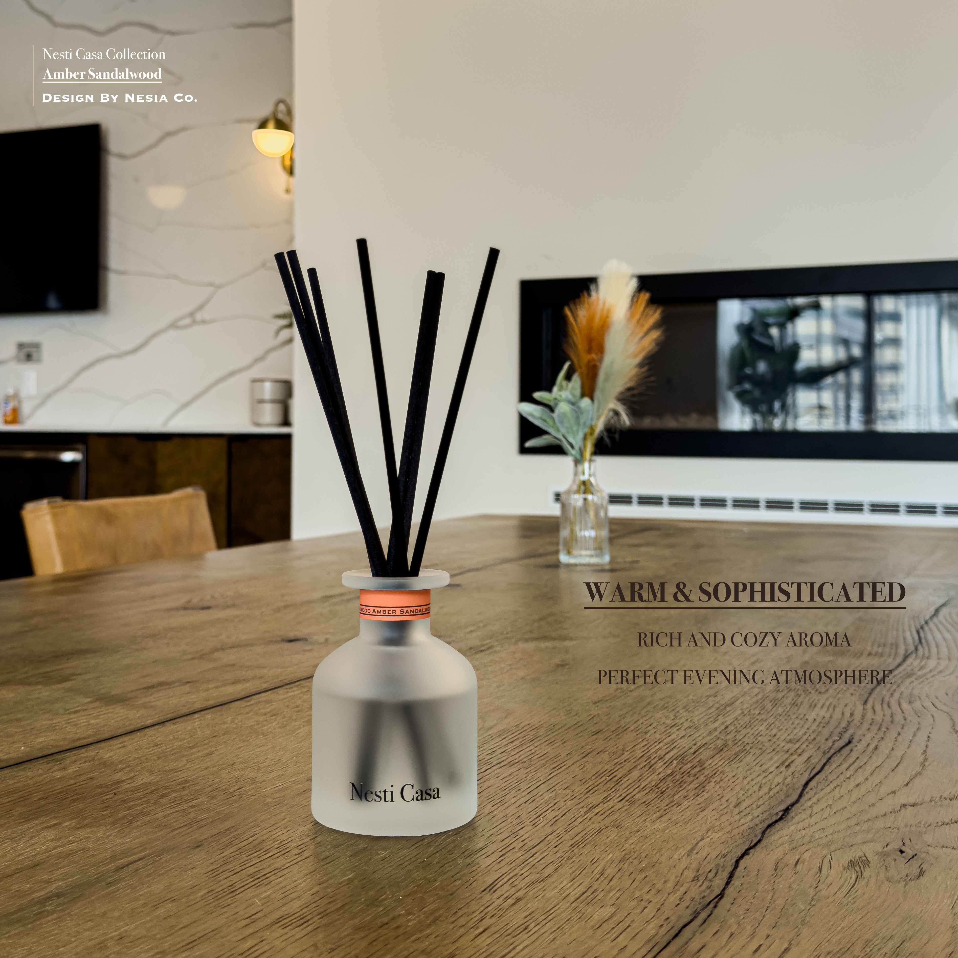 Reed Diffuser - Amber Sandalwood 120ml