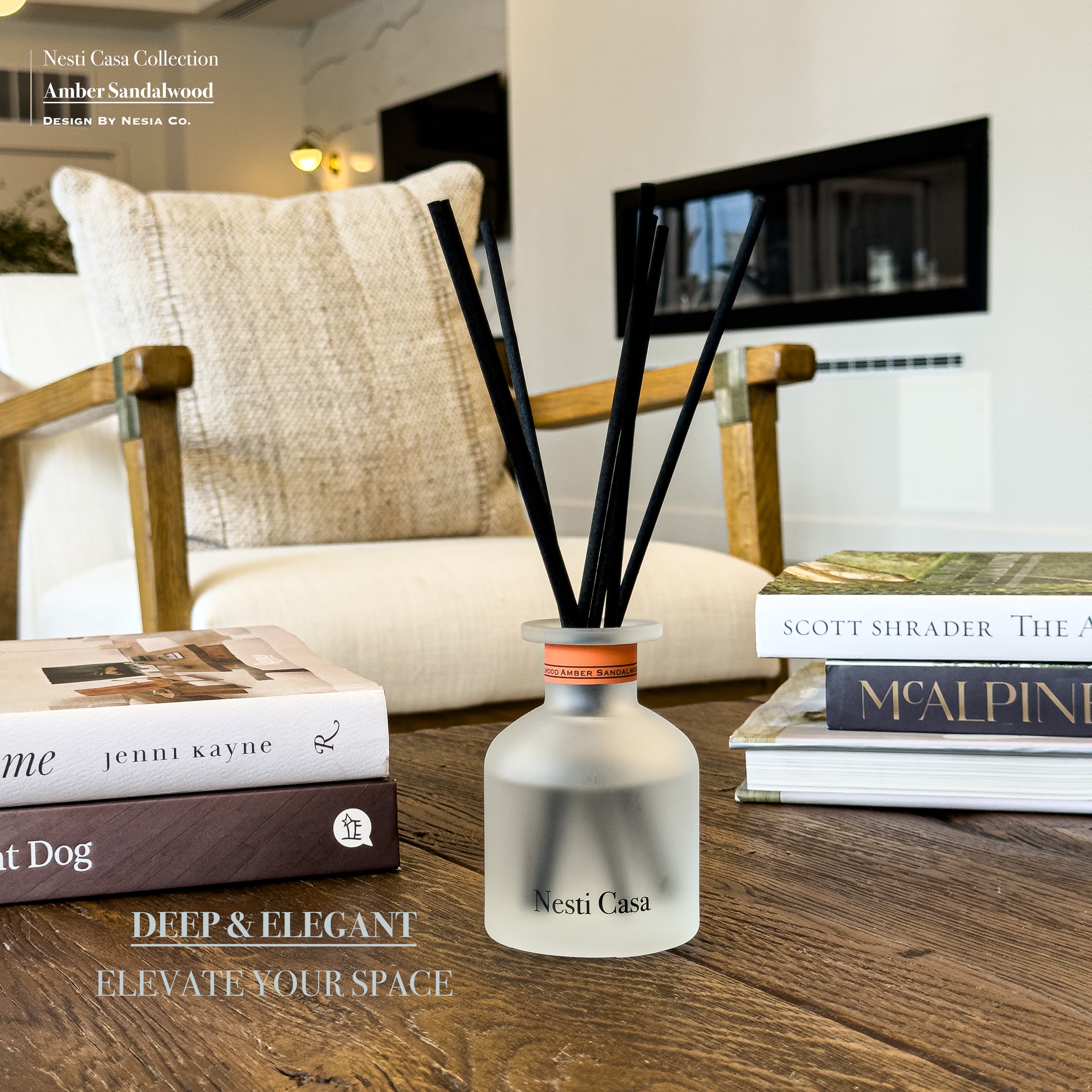 Reed Diffuser - Amber Sandalwood 120ml