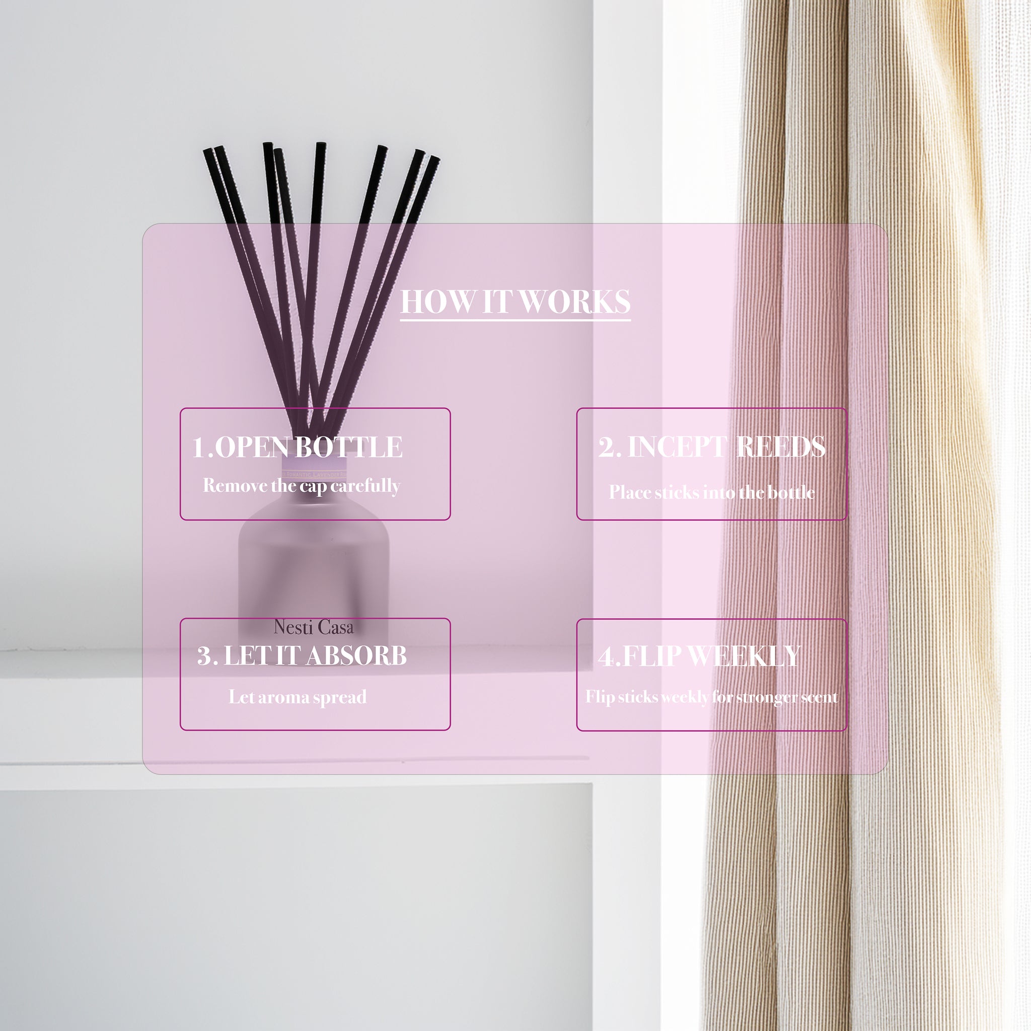 Reed Diffuser - Romantic Lavender 120ml