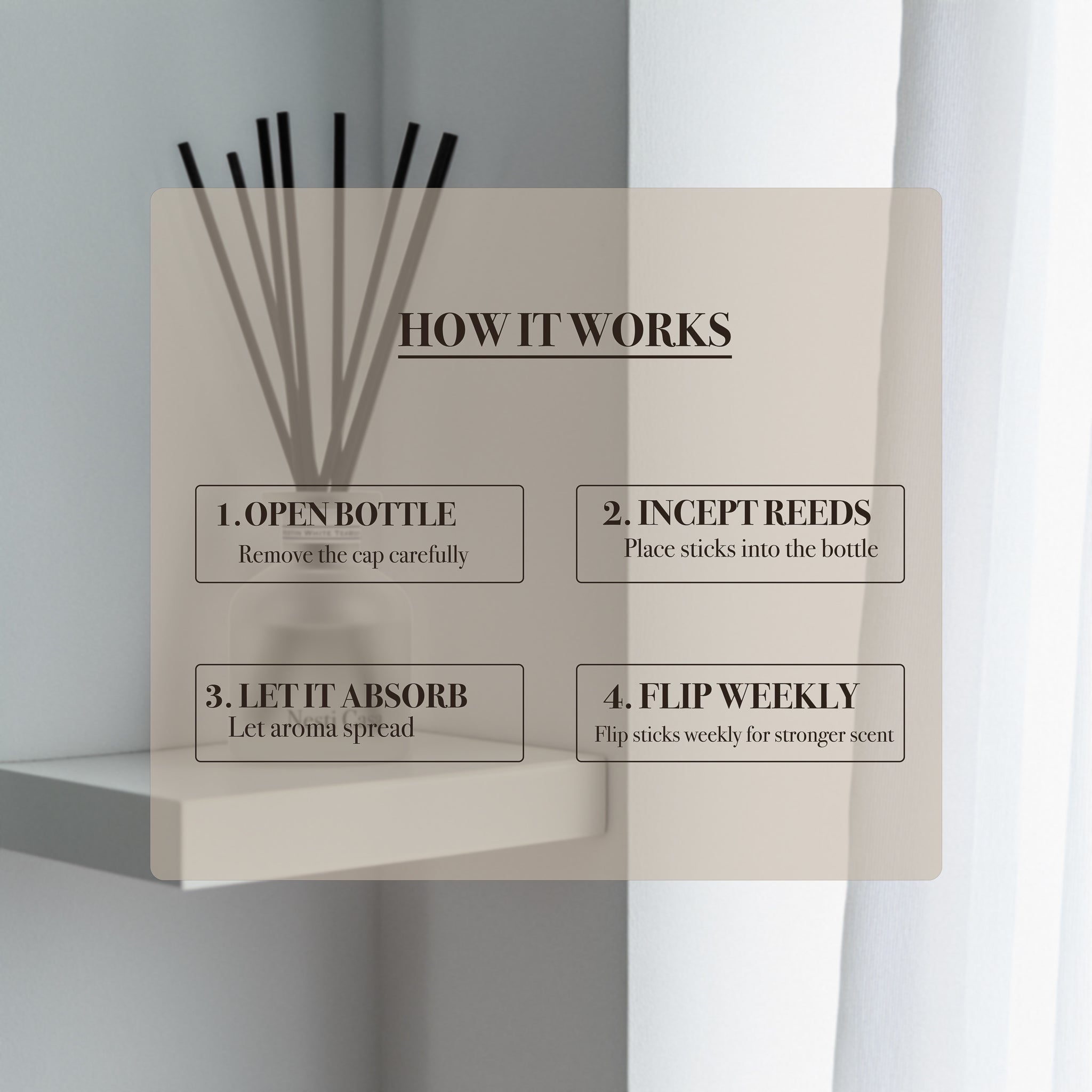 Reed Diffuser - Westin White Tea 120ml